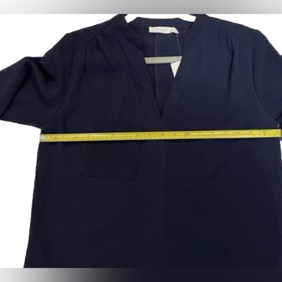 Lush-Novak Split Neck 3/4 Sleeve Dress-Women’s Size: XS-Color: Peacoat-NEW!! - Picture 13 of 16